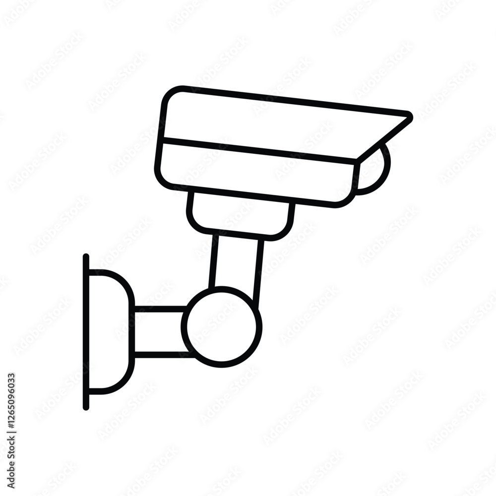 Cctv vector icon stock illustration Cctv vector icon stock illustration