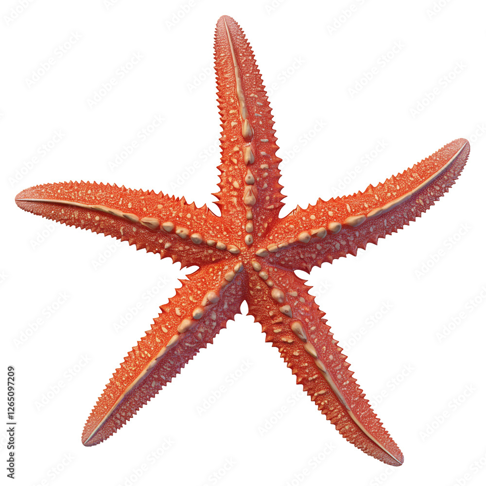 Red Starfish Close Up Red Starfish Close Up