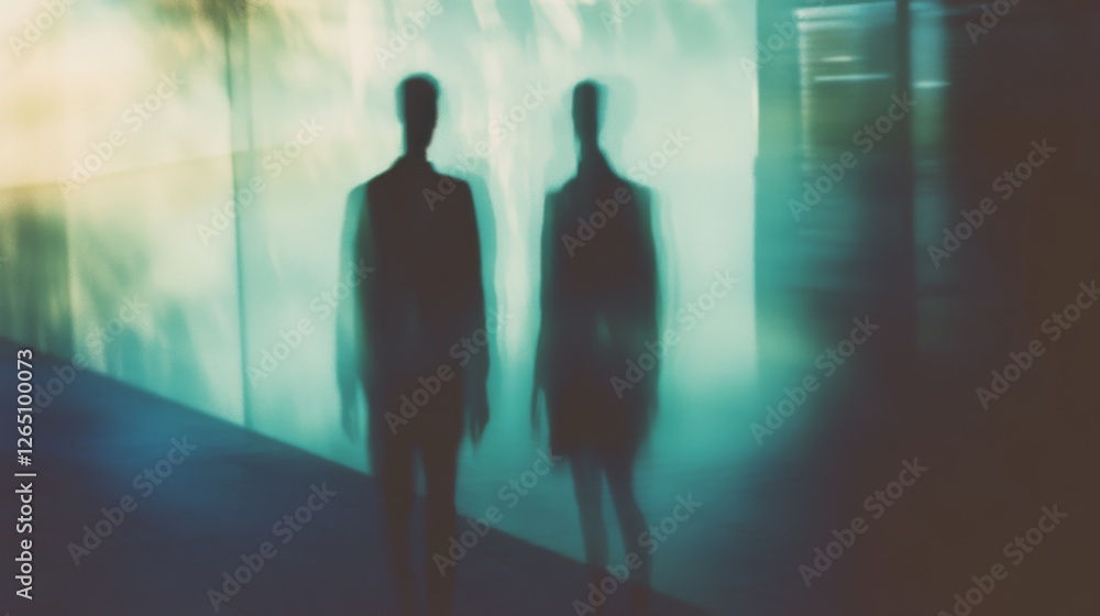 A duo of blurred silhouettes stand amidst a soft, ethereal backdrop, suggesting themes of mystery and introspection. A duo of blurred silhouettes stand amidst a soft, ethereal backdrop, suggesting themes of mystery and introspection.
