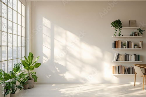 Home furniture with greenery as a background