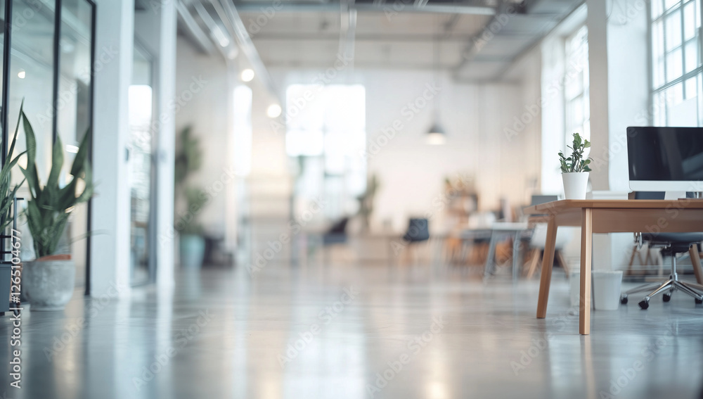 Fototapeta premium Blurred Office background