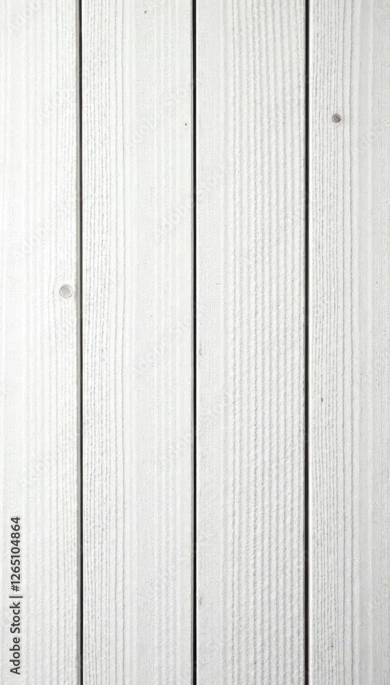 Naklejka premium Textured white wood planks, rustic background, element, image