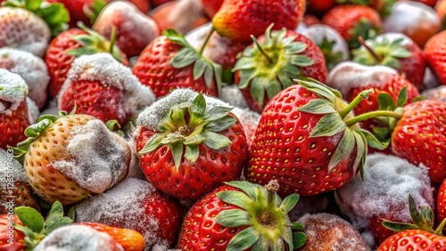 Rejected Strawberries: Gray Mold Contamination QC Farm Produce