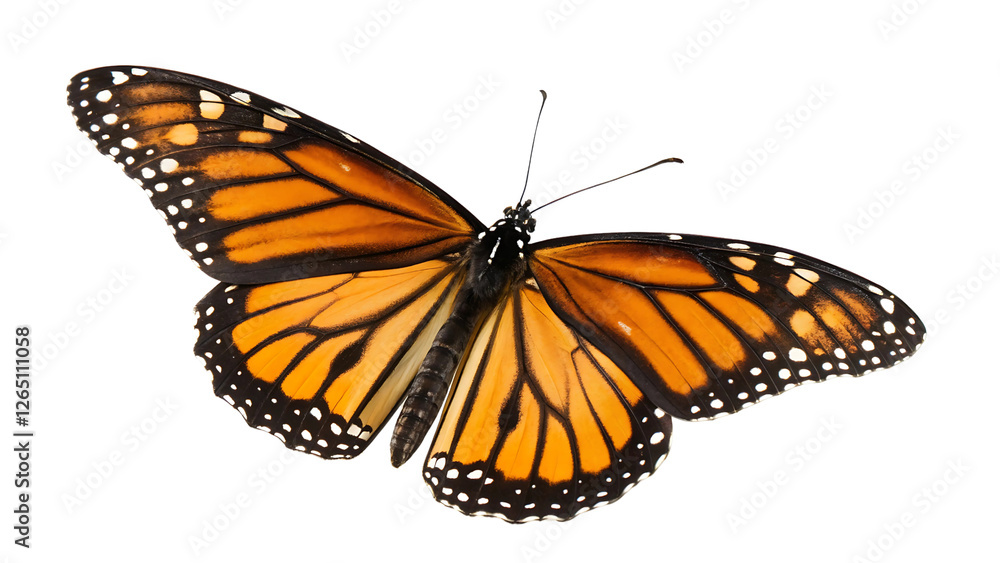 Butterfly Illustration Isolated on a Transparent Background Butterfly Illustration Isolated on a Transparent Background