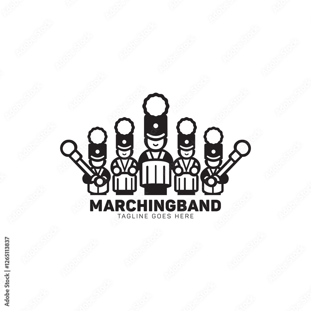 Marching band logo vector Marching band logo vector