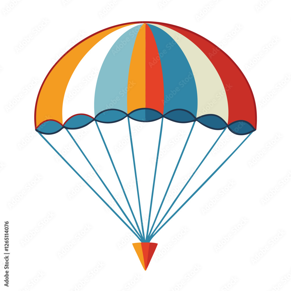 Obraz premium parachute vector