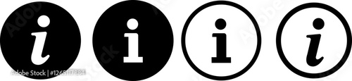 information icon set. info button. info symbol flat style. Information icon collection. Info icons  Info Point Icon Black. Help Logo. Info simple set vector icon.