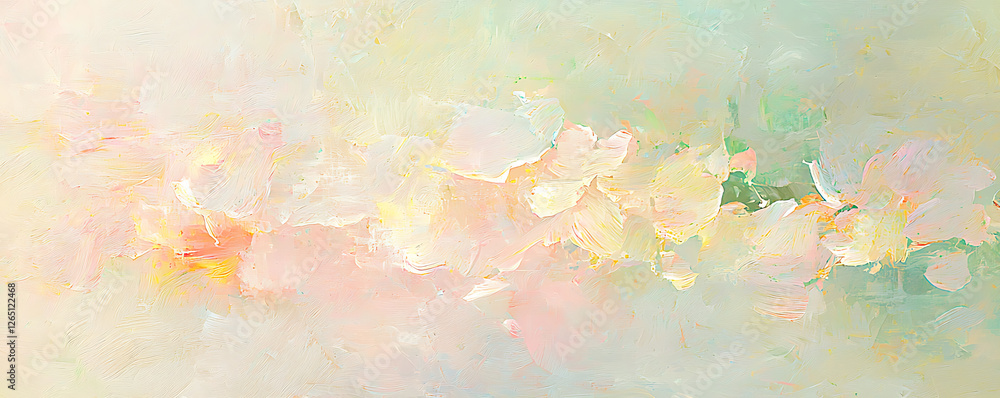 delicate pastel-colored abstract painting with soft pink, yellow, and turquoise hues blended together to form a dreamy and artistic composition. delicate pastel-colored abstract painting with soft pink, yellow, and turquoise hues blended together to form a dreamy and artistic composition.