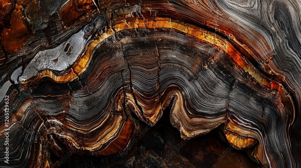 Captivating patterns of polished stone with vivid colors and intricate layers showcasing natural geology Captivating patterns of polished stone with vivid colors and intricate layers showcasing natural geology