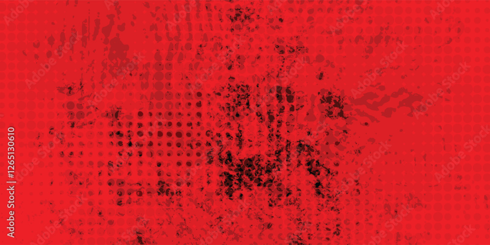 Obraz premium red recycled craft paper texture as background. black paper texture, Old vintage page or grunge vignette of old newspaper.