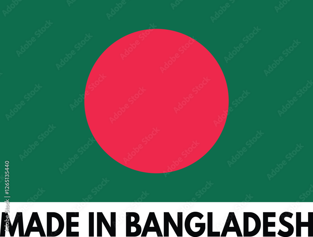 Made in Bangladesh icon . Bangladesh product label icon . Vector illustration Made in Bangladesh icon . Bangladesh product label icon . Vector illustration