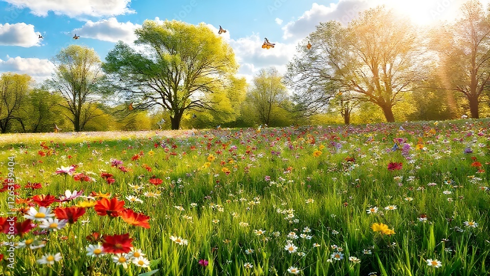 Obraz premium field of flowers