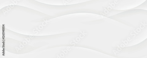 Wave paper background. abstract white paper wave background. Modern white wave abstract background design. space style. white background.