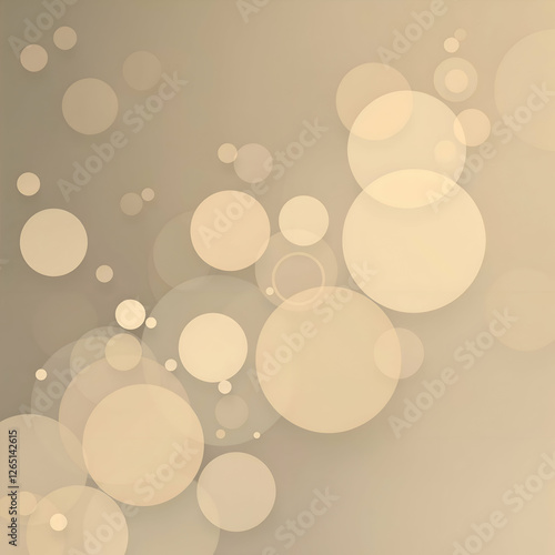 Abstract bubble clusters vector background