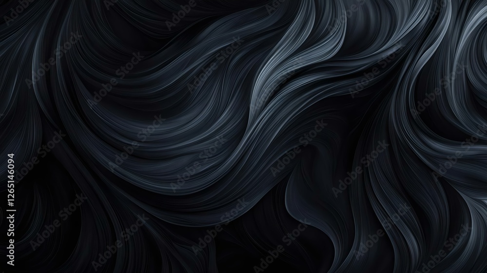 Elegant black abstract waves with a smooth texture, creating a sense of motion and depth. Ideal for backgrounds and designs. Elegant black abstract waves with a smooth texture, creating a sense of motion and depth. Ideal for backgrounds and designs.