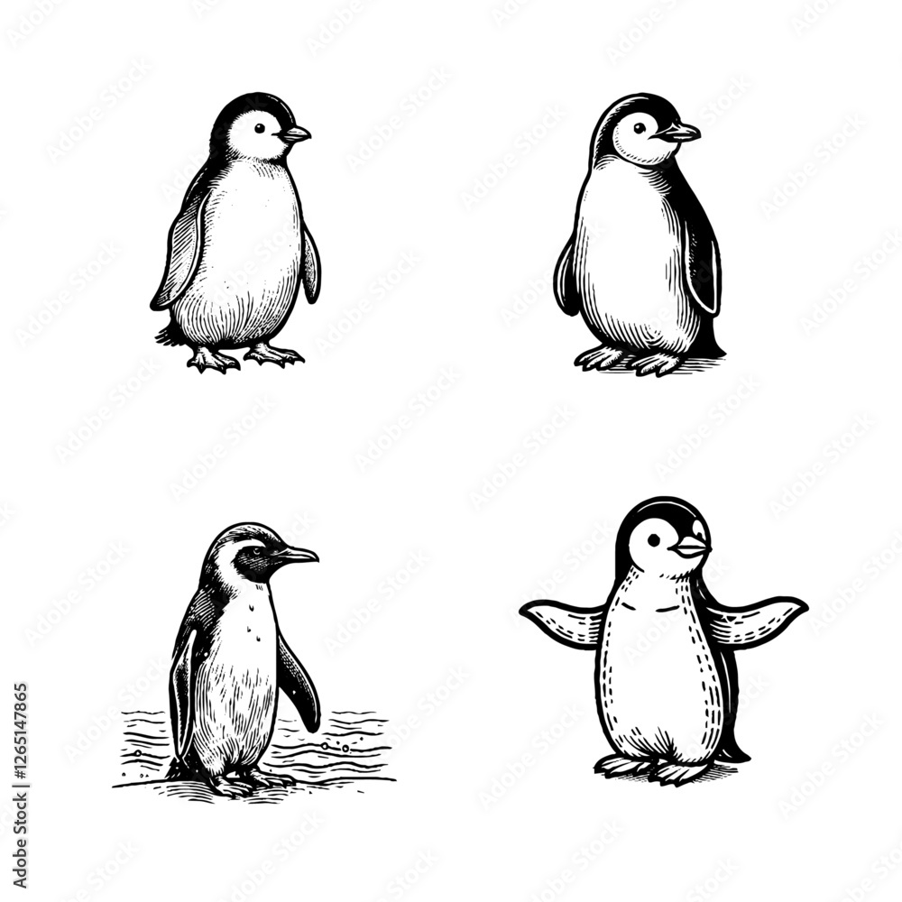 Naklejka premium penguin