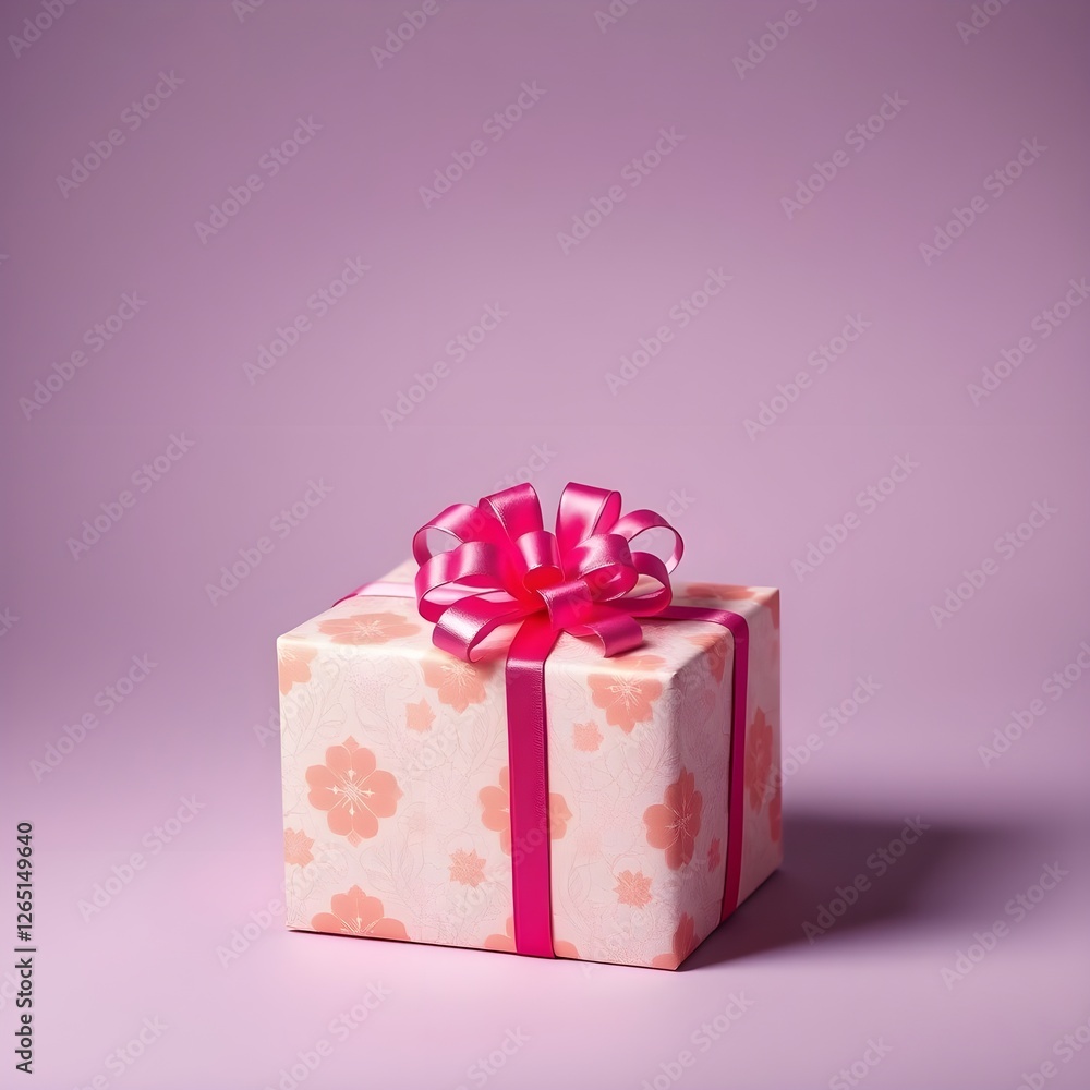 Obraz premium gift box with ribbon