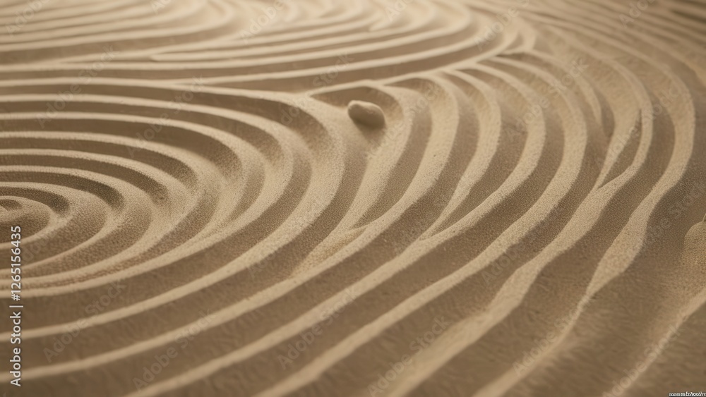 Naklejka premium tranquil patterns of sand formations