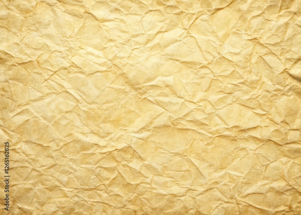Fototapeta premium Panoramic Texture: Aged Cream Paper Background, Design