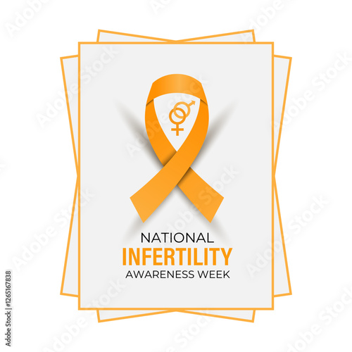 April 21st-27th each year is National Infertility Awareness Week. This week is dedicated to educating the public, supporting individuals and couples facing infertility. Banner poster, flyer background