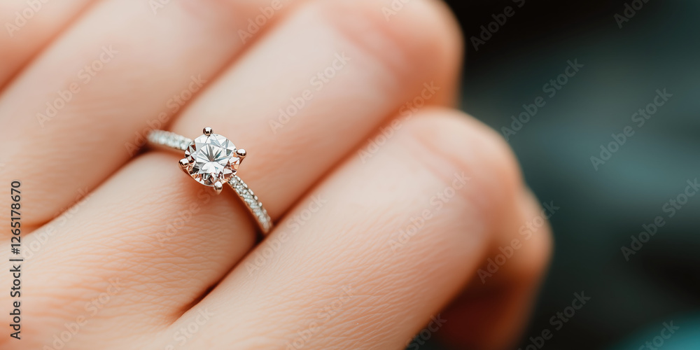 stunning engagement ring featuring brilliant diamond on delicate band stunning engagement ring featuring brilliant diamond on delicate band
