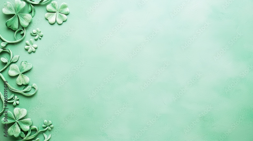 A soft green background adorned with intricate floral designs, creating a serene and elegant atmosphere. A soft green background adorned with intricate floral designs, creating a serene and elegant atmosphere.