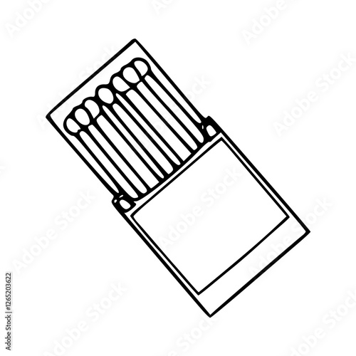 a black and white drawing of a classic matches