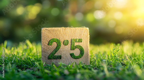 wooden sign on grass