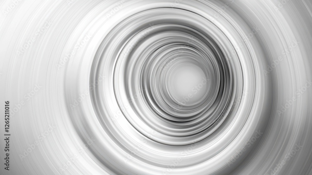 Blank light grey blurred background with radial gradient. Studio room backdrop. vignette photo effect. White gray empty template gradient illustration