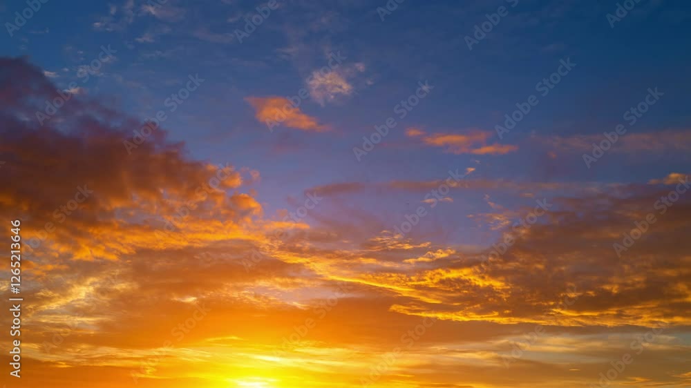 Sunset with sun and clouds on blue and orange dramatic sky with sun rays. Night sunset Sky timelapse. Moving clouds at sunset. Evening Clouds. Dusk twilight sunset sky time lapse. Dramatic sky. Sunset with sun and clouds on blue and orange dramatic sky with sun rays. Night sunset Sky timelapse. Moving clouds at sunset. Evening Clouds. Dusk twilight sunset sky time lapse. Dramatic sky.