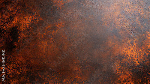 Rusty brown wall texture background with rough surface, creating warm and industrial feel. Ideal for design projects or as backdrop