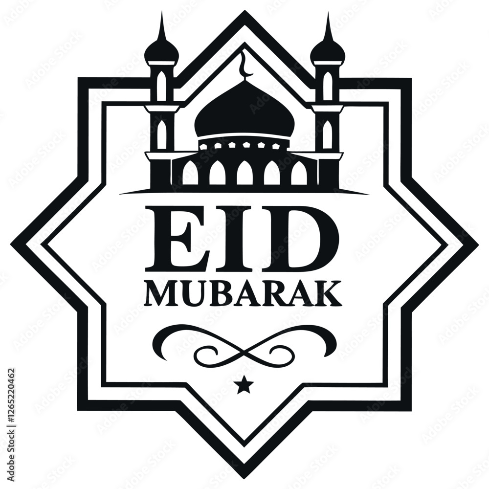 Fototapeta premium Ramadan & Eid Mubarak vector