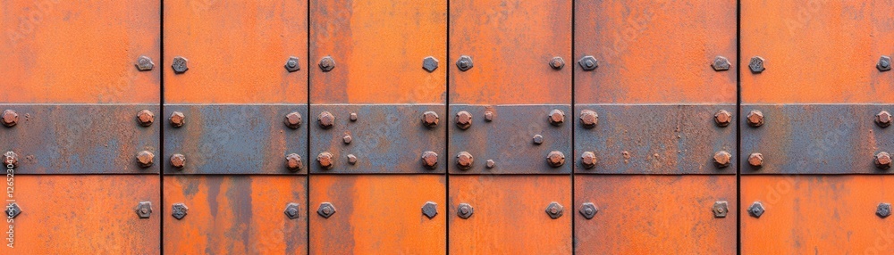 An ornate wooden door with metal studs and a dark iron band, showcasing a rich texture and historical craftsmanship. An ornate wooden door with metal studs and a dark iron band, showcasing a rich texture and historical craftsmanship.