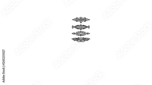 Adobe Illustrator Artwork，Tribal tattoo design, 원주민 토속 문신 디자인, inspired by Polynesian and Maori cultural art, powerful and meaningful, ぶ족 とそく 文身 デザイン，Dessin de tatouage tribale, تصميم التatuages القبا