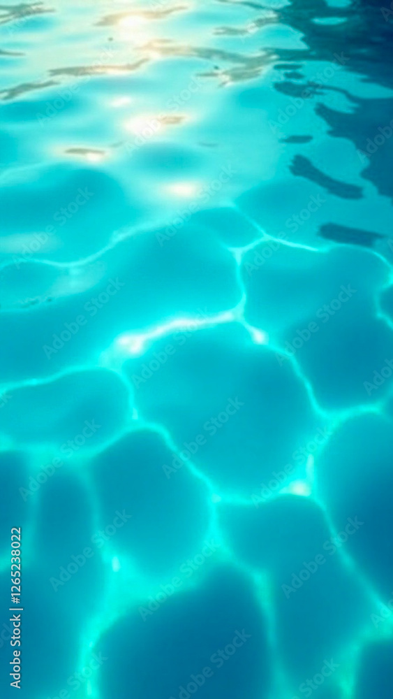 Obraz premium blue water background