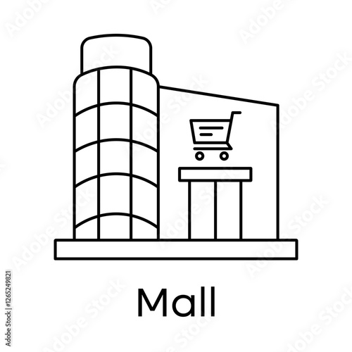 Mall – Shopping Center Representing Retail and Consumerism