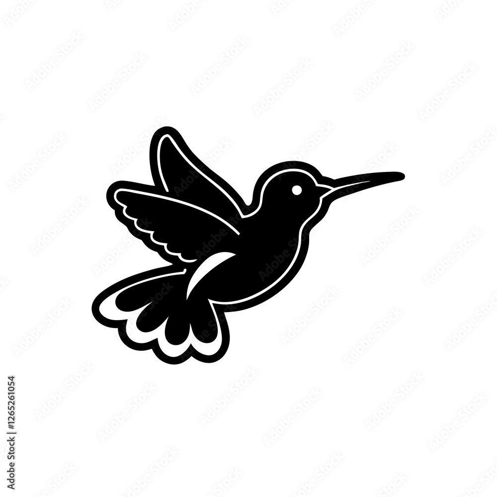 Obraz premium hummingbird vector illustration
