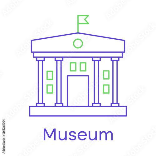 Museum – Classical Building Representing History and Cultural Heritage