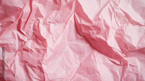 Wallpaper Mural Pink crumpled tissue, light and shadow. Torontodigital.ca
