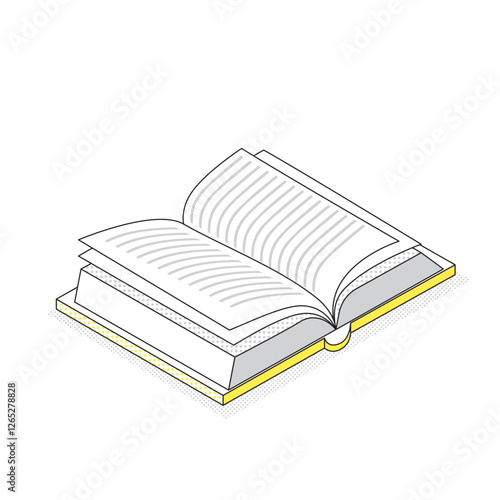 ビジネスプレゼンを行うマーケターのアイソメトリックイラスト