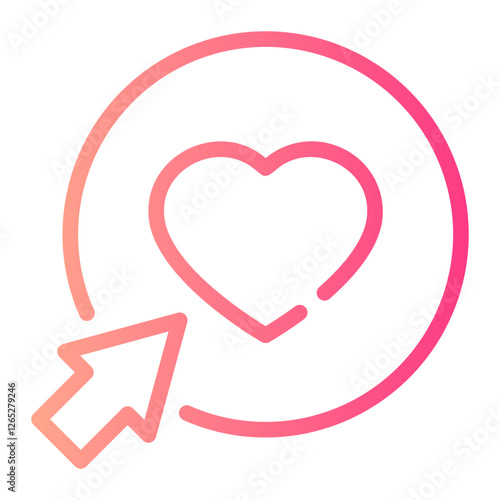 dating app android gradient icon