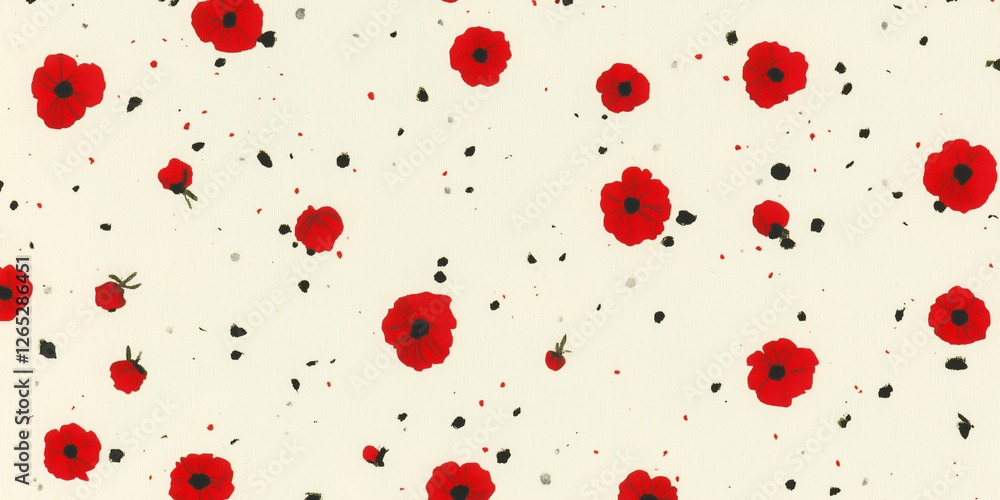 Abstract red poppy flower background Abstract red poppy flower background