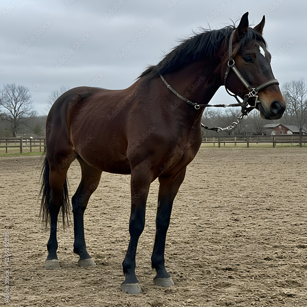 Obraz premium Brown horse