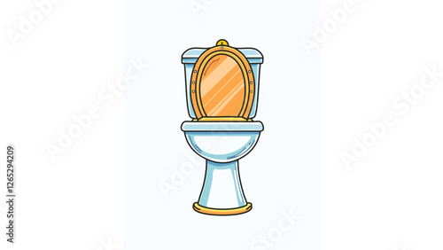 トイレの便器のイラスト