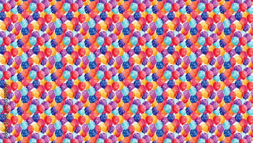 パーティーの紙吹雪のイラスト、パターン