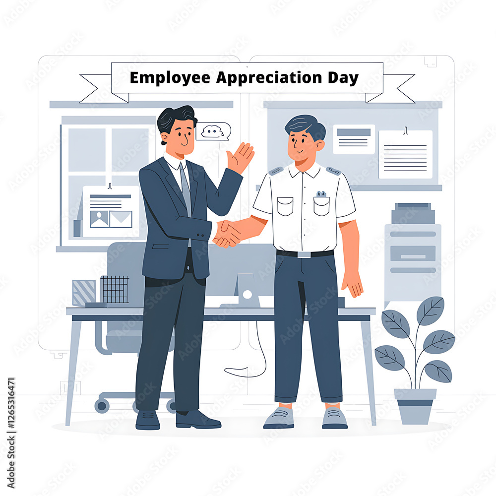 Employee Appreciation Day Poster, Diverse group of professions celebrating. Employee Appreciation Day, Employee Appreciation Day Banner, Employee Appreciation Day Poster, Diverse group of professions celebrating. Employee Appreciation Day, Employee Appreciation Day Banner,