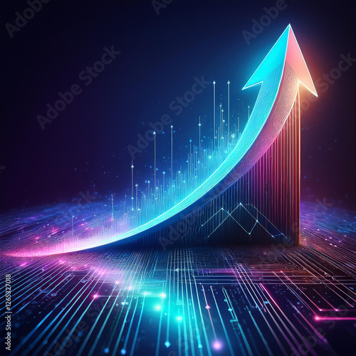 Achieving Exponential Growth Through Digital Transformation Concept