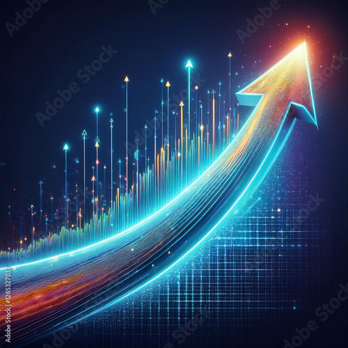 Achieving Exponential Growth Through Digital Transformation Concept
