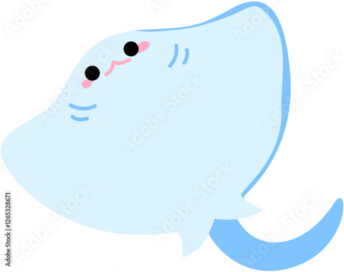 Stingray Cute illustration