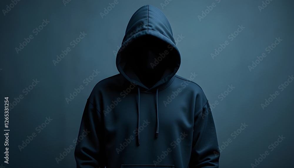 Mysterious Figure in Dark Hoodie Mysterious Figure in Dark Hoodie